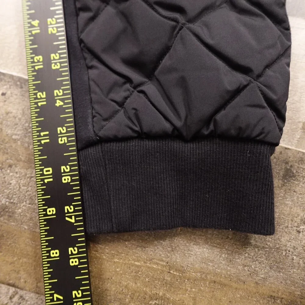 Athleta Après Ski Down Jogger Pants - Black - Women's Size 10 quilted down - Picture 4 of 13